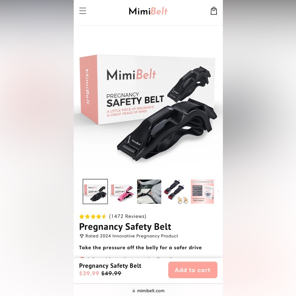 Mimibelt- Pregnancy Safety Belt
